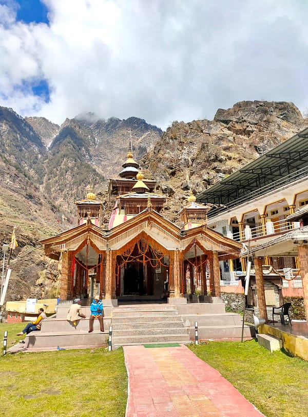 Kharsali Temple Winter Char Dham temples in Uttarakhand